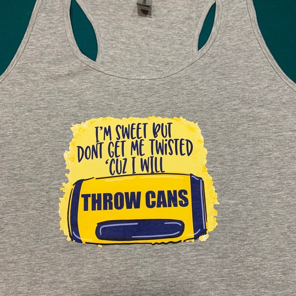 Throw cans Razorback tank